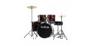 BATERIA SET PD04 ROJO POWERDRUMS - Imagen 1