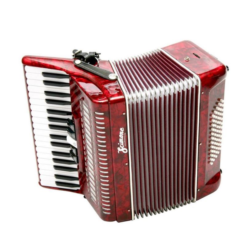 ACORDEON 60 BAJOS 5 REG ROJO SCIMONE - Imagen 1