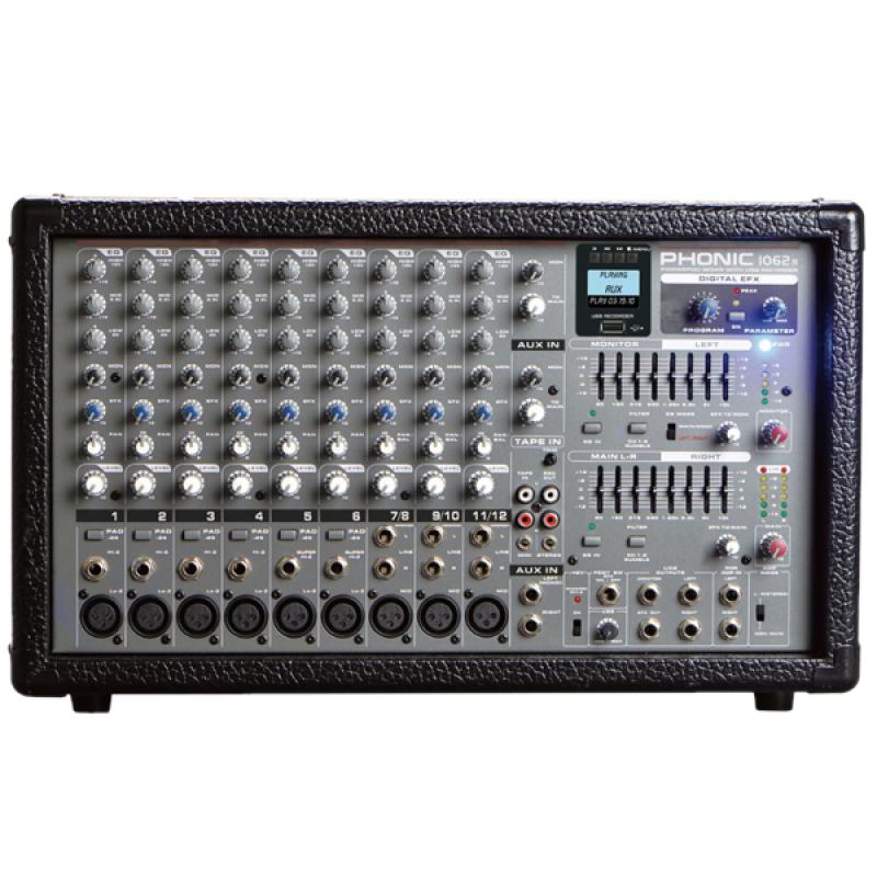 MIXER C-POWER ANALOGO POWERPOD 1062 R BK PHONIC - Imagen 1