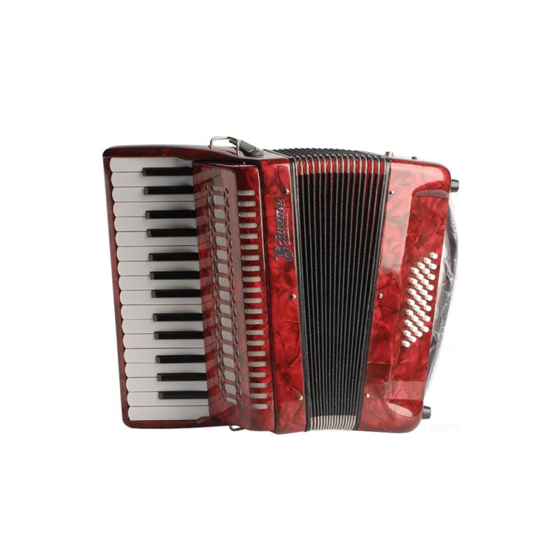 ACORDEON 32 BAJOS SIN REG ROJO SCIMONE - Imagen 1