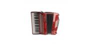 ACORDEON 32 BAJOS SIN REG ROJO SCIMONE - Imagen 1