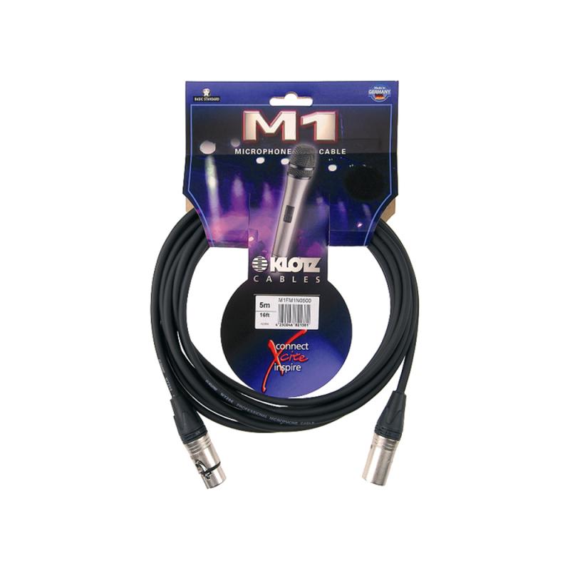 CABLE MICROFONO 5MT M1FM1N0500 KLOTZ - Imagen 1