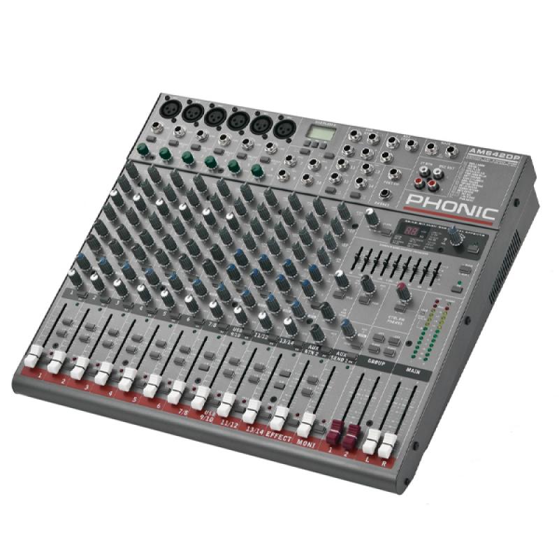 MIXER ANALOGO AMD642DP PHONIC - Imagen 1