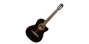 GUITARRA ELECTROACUSTICA NYLON FRCG44CEQ BK FREEMAN - Imagen 1