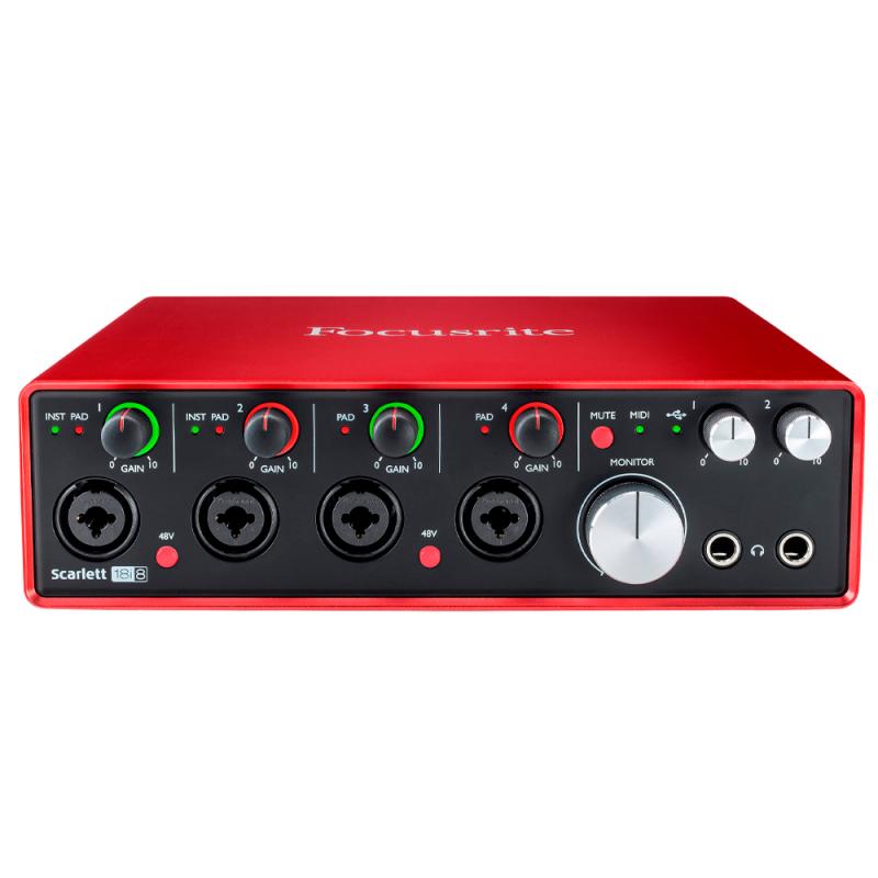 INTERFAZ AUDIO USB 18I8 MK2 SCARLETT FOCUSRITE - Imagen 1