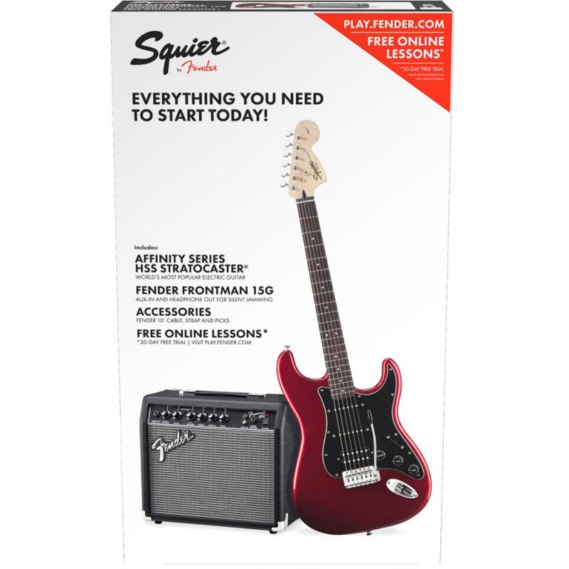 GUITARRA ELÉCTRICA PACK STRATO AFFINITY HSS SQUIER - Imagen 1