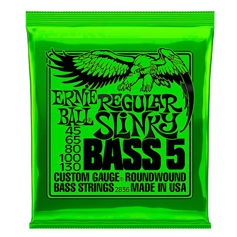 CUERDAS BAJO ELECTRICO REGULAR SLINKY 5 STR ERNIE BALL - Imagen 1