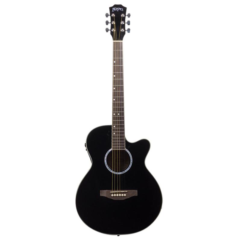 GUITARRA ELECTROACUSTICA WA45CEB BK WASHBURN - Imagen 1